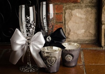 Hand made Champagne Glasses